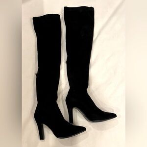 Black over the knee boots Size 7.5